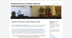 Desktop Screenshot of christianscienceorinda.org