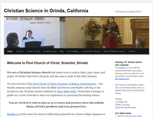 Tablet Screenshot of christianscienceorinda.org